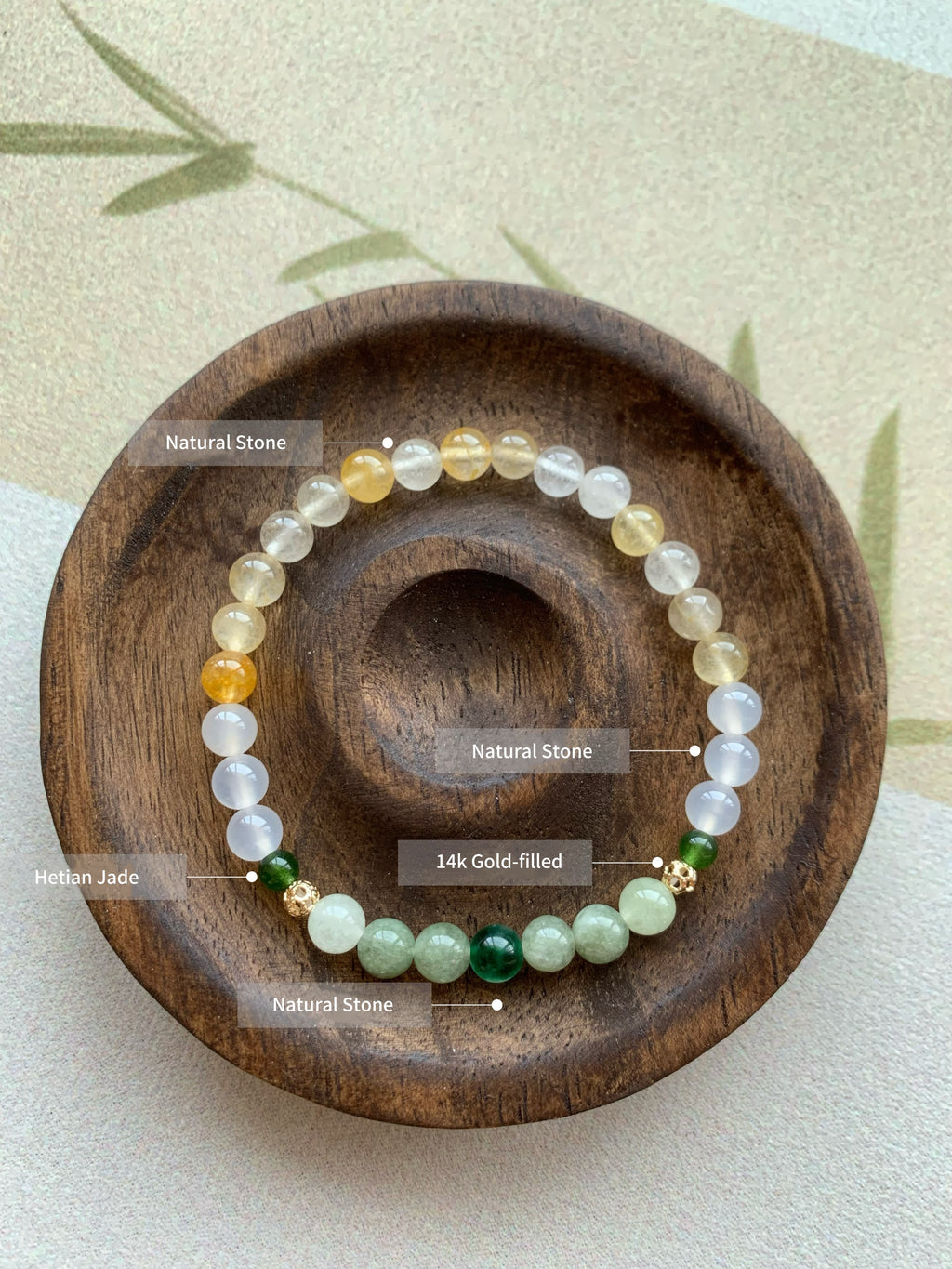 Jade Mist Artisan Bracelet | 6mm Natural Gemstones for Manifestation & Inner Harmony | Song Dynasty Art Inspired | Spiritual Energy Jewelry | Elegant Talisman for Good Fortune