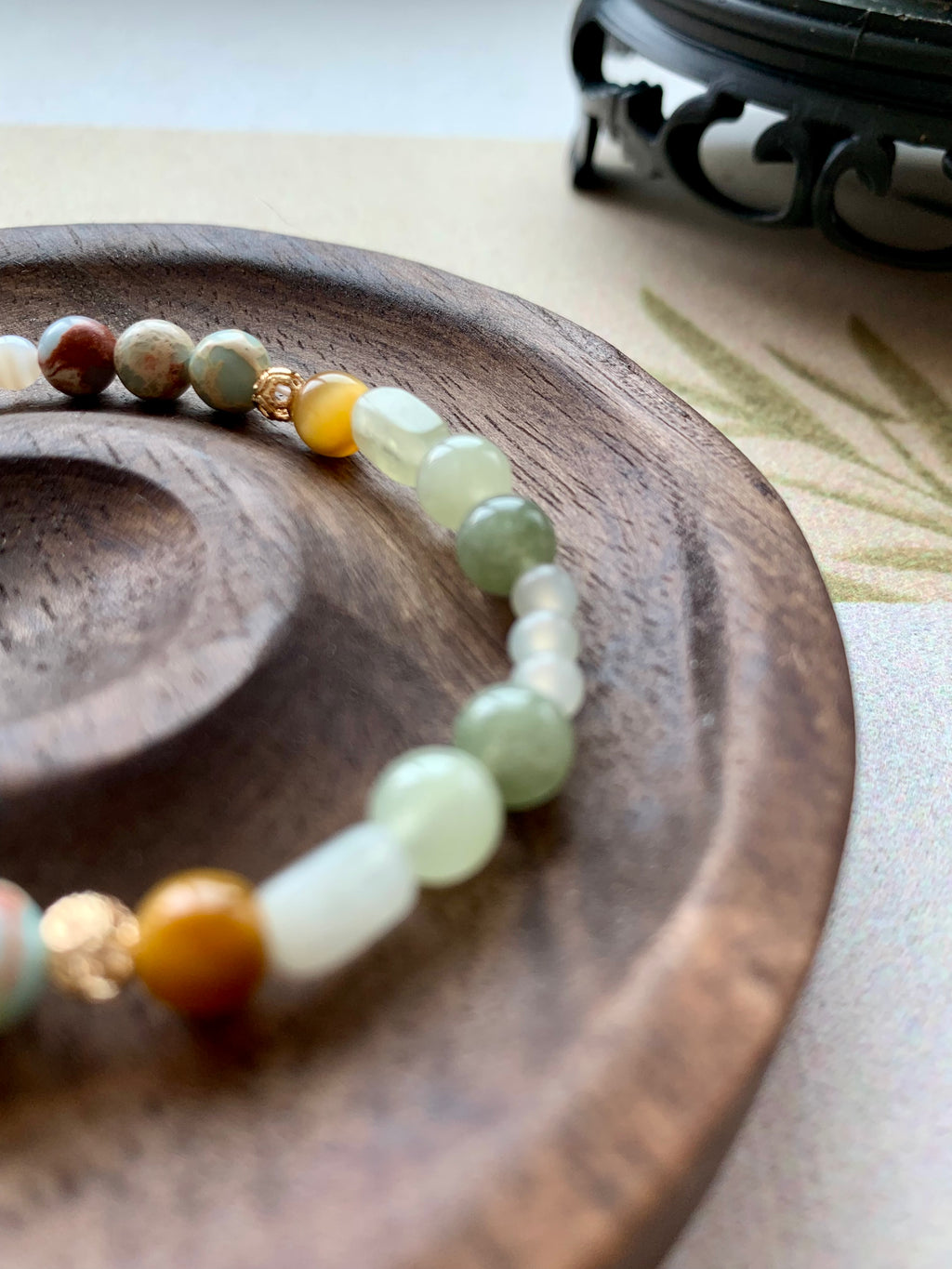 Soul Peak Artisan Bracelet | 6mm Matte Natural Stones for Emotional Balance & Manifestation | Song Dynasty Art Inspired | Spiritual Zen Jewelry | Abundance & Grounding Talisman