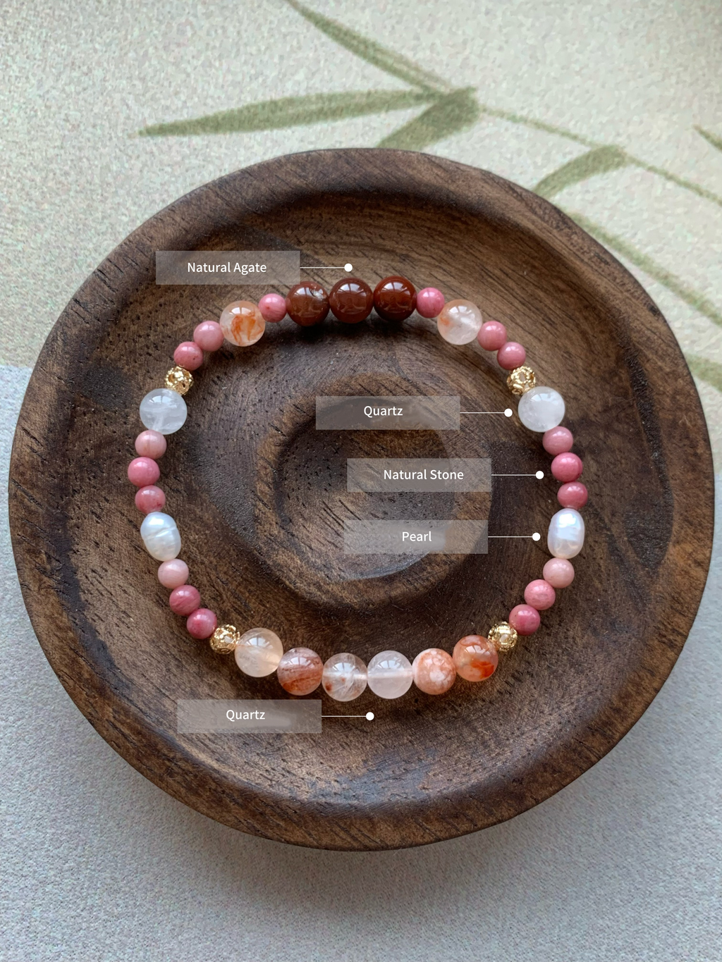 Velvet Dream Artisan Bracelet | 6mm Natural Red Jasper & Pearl for Passion & Inner Peace | Divine Feminine Energy Jewelry | Inspired by 4th Century Art | Luxury Manifestation Talisman for Prosperity