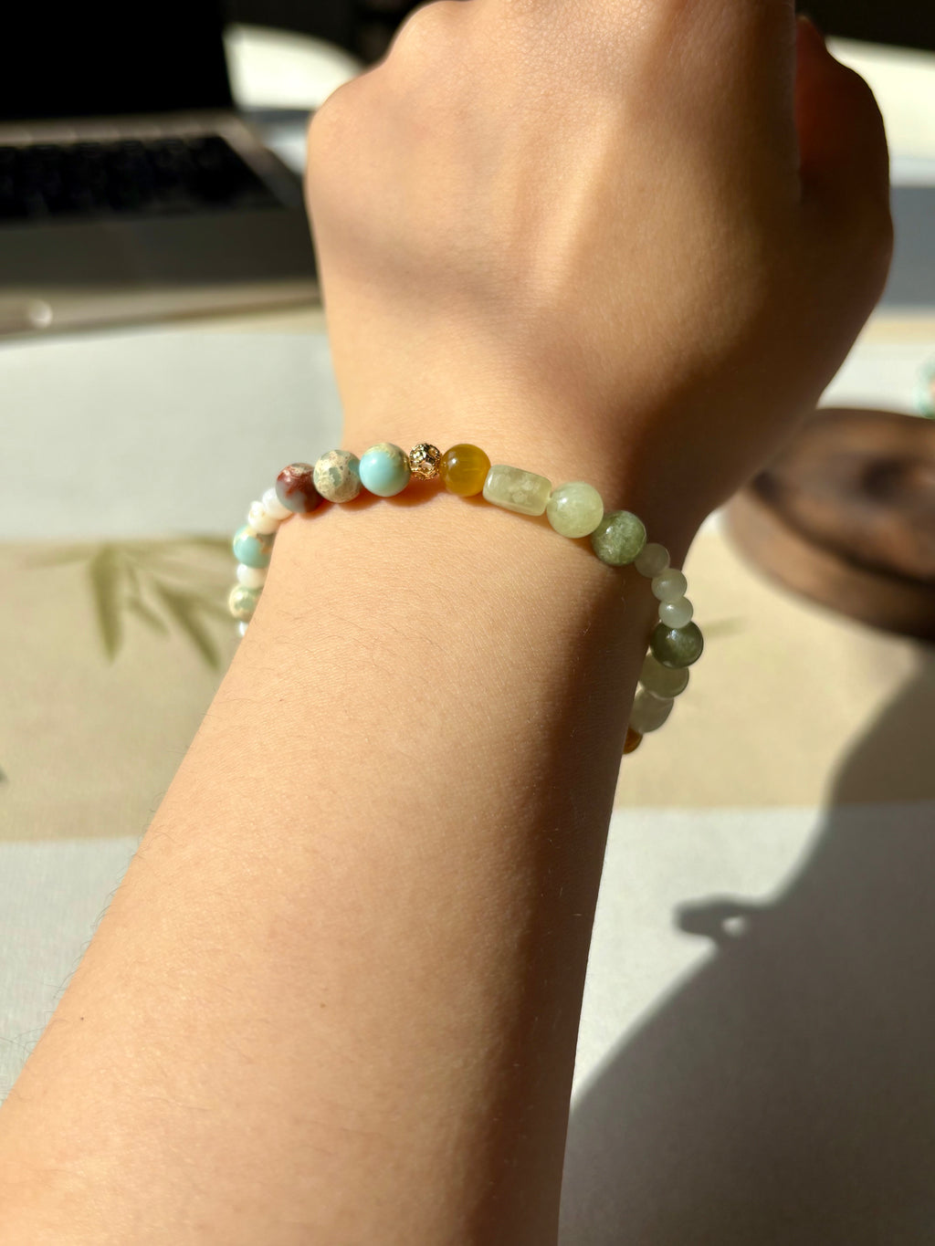 Soul Peak Artisan Bracelet | 6mm Matte Natural Stones for Emotional Balance & Manifestation | Song Dynasty Art Inspired | Spiritual Zen Jewelry | Abundance & Grounding Talisman