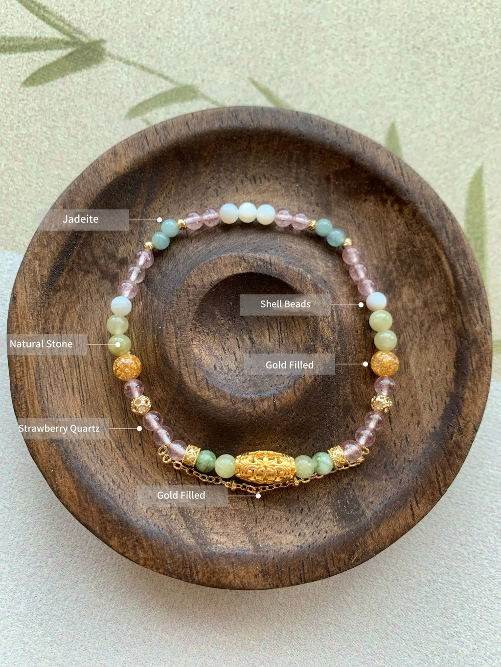 Ethereal Muse Luo River Reverie | Natural 4mm Crystal Bracelet for Love & Emotional Healing | Divine Feminine Energy Talisman | Inspired by Ancient Masterpiece | Quiet Luxury Gift for Her